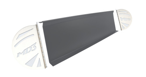 Spoiler Right Side Kit MD3 Aluminum Gray