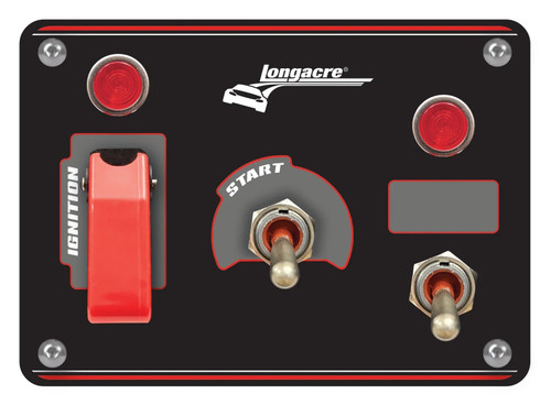 Ignition Panel Black w/ 1 Acc and Pilot Light