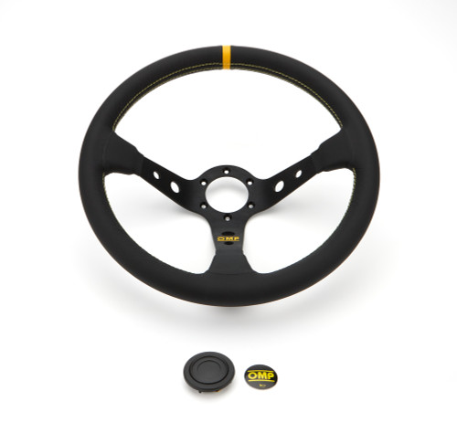 Corsica Steering Wheel Black Leather