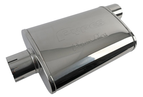 Race Pro Muffler 3in Offset/Center Stainless