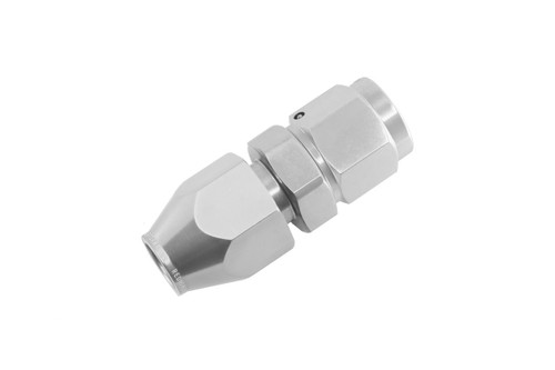6AN Female to 3/8in Tube Adapter Clear