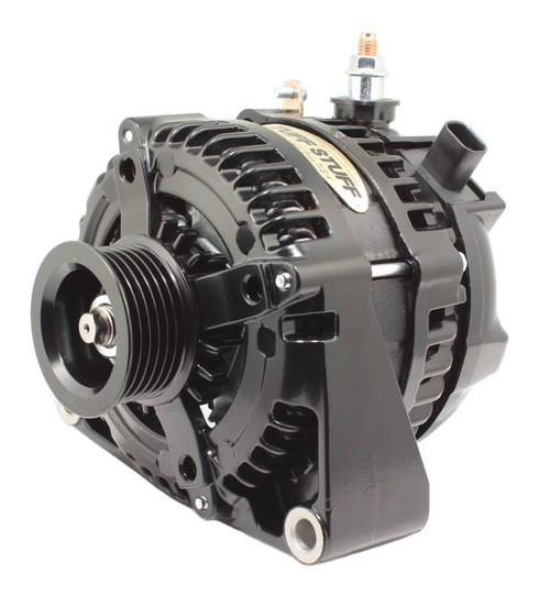 LS225 Max Amp Alternator 6 Groove 1-Wire Black