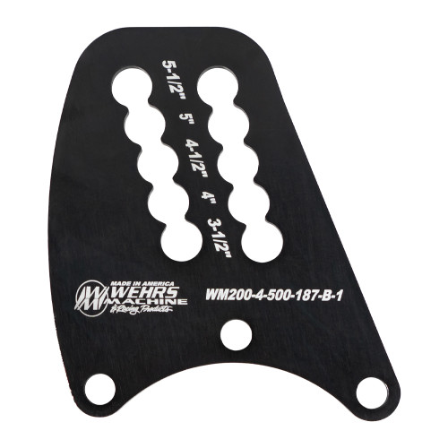 Top Link Plate Q/C Rear- End Dbl Slot 1/2in Holes