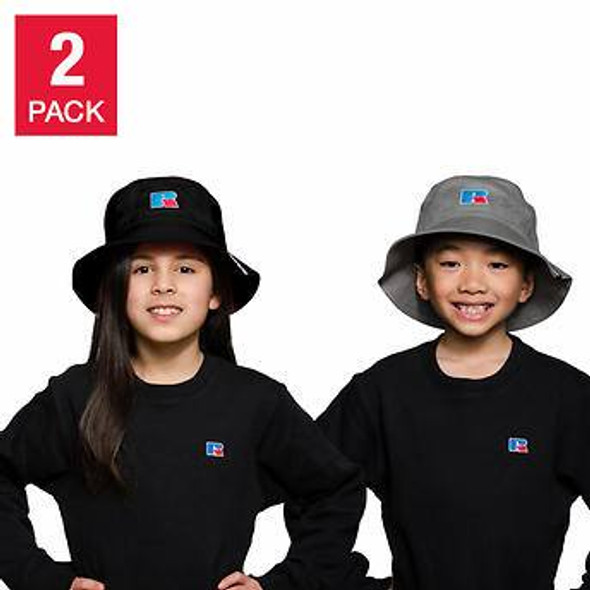 Russell Athletics Youth Bucket Hat, 2-pack