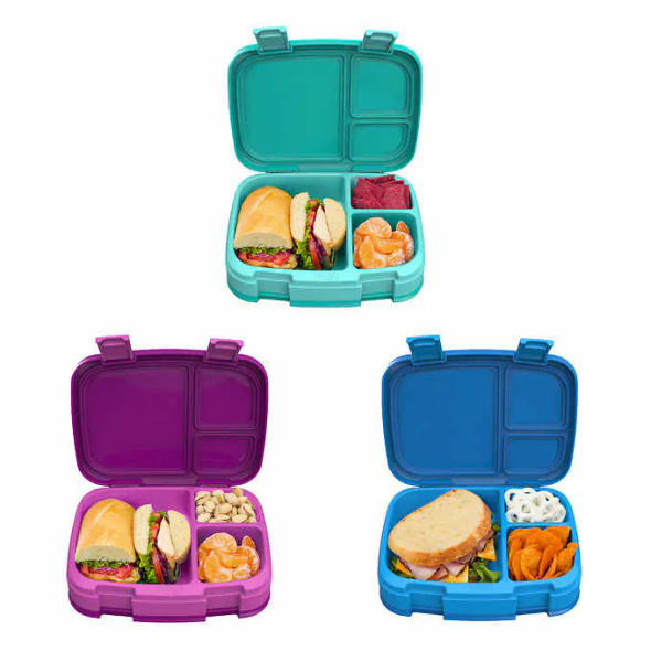 Bentgo Fresh Lunch Box Containers, 3-pack