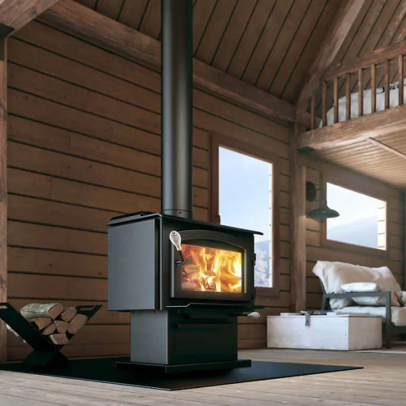 Drolet Escape 1500 Wood Stove with Blower EPA Certified