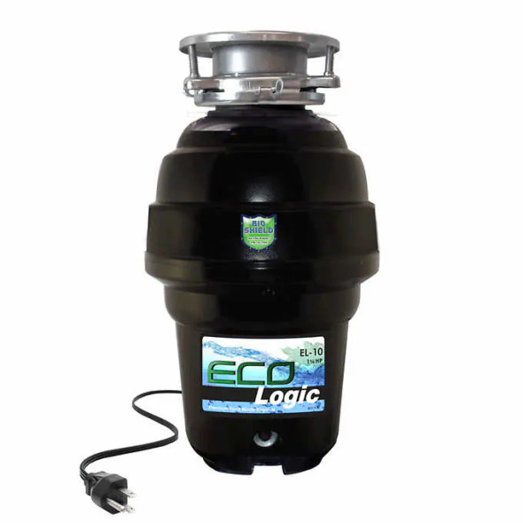 Eco-Logic 10 Premium Food Waste Disposer with 3-bolt Mount