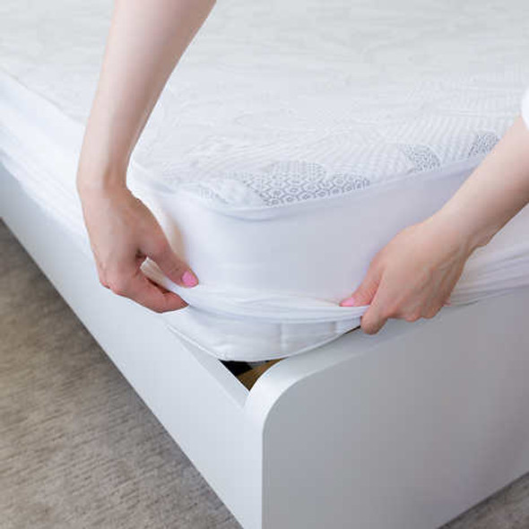 Swiss Comforts Waterproof Silver Mattress & Pillow Protector Set