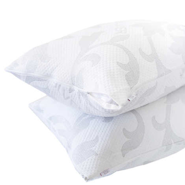 Swiss Comforts Waterproof Silver Mattress & Pillow Protector Set