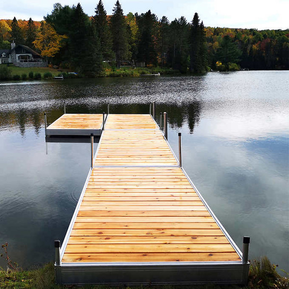 Multinautic QPF-500 1.52 m × 3 m (5 ft. × 10 ft.) Aluminum Dock Section Kit