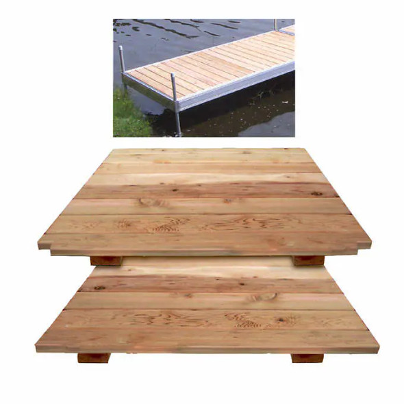 Cedar Decking Kit for Multinautic Aluminium Docks