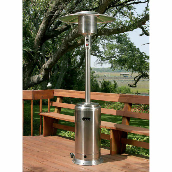 ZEN-TEMP Tall Stainless Steel Propane Patio Heater