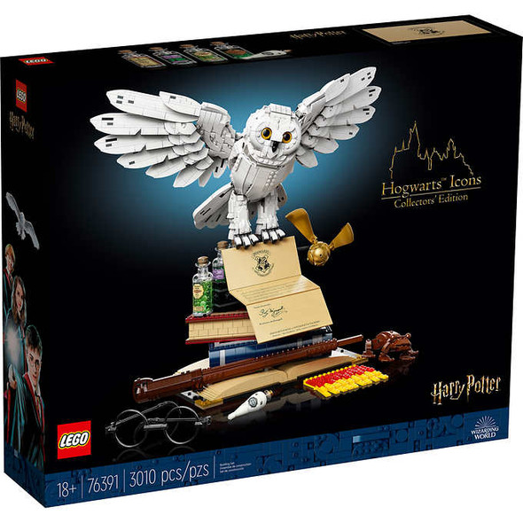 LEGO Harry Potter Hogwarts Icons – Collector’s Edition 76391 with Bonus LEGO Architecture New York City 21028