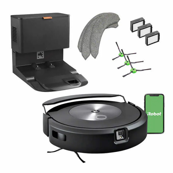 iRobot Roomba Combo j7+ Robot Vacuum & Mop with Automatic Dirt Disposal and Bonus Pack