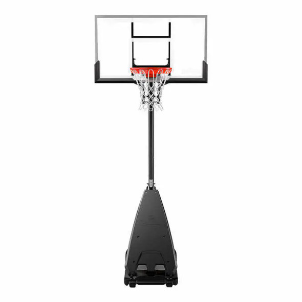 Spalding 137 cm (54-in.) Glass Ultimate Hybrid Portable Basketball System