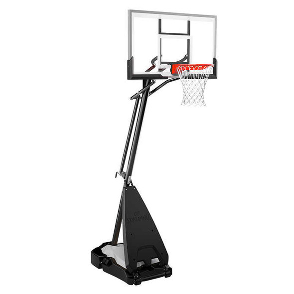 Spalding 137 cm (54-in.) Glass Ultimate Hybrid Portable Basketball System
