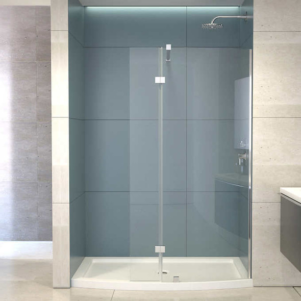 Appollo Caspar 60 x 34 in. Alcove Curved Shower