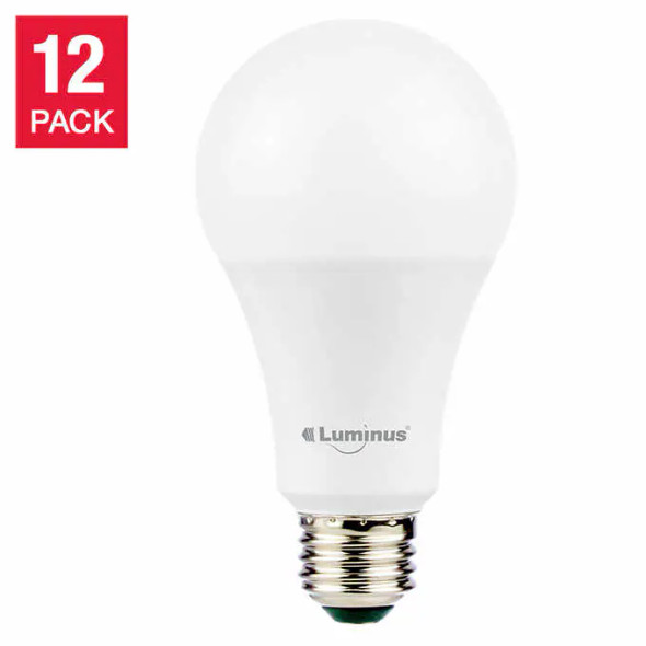 Luminus LED 15W A19 1550 Lumens, 12-pack