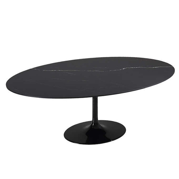 Orchid Oval Solid Quartz Table, 198 cm (78 in.)