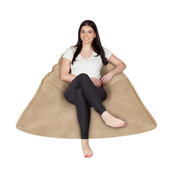 Norka Living Danka Beanbag Chair with Contrast Stitching