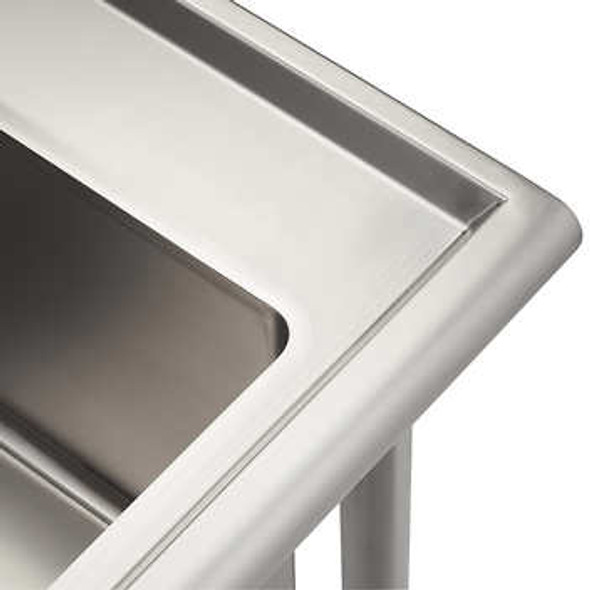 TRINITY 32 in. x 16 in. Stainless-steel Utility Sink with Pullout Faucet