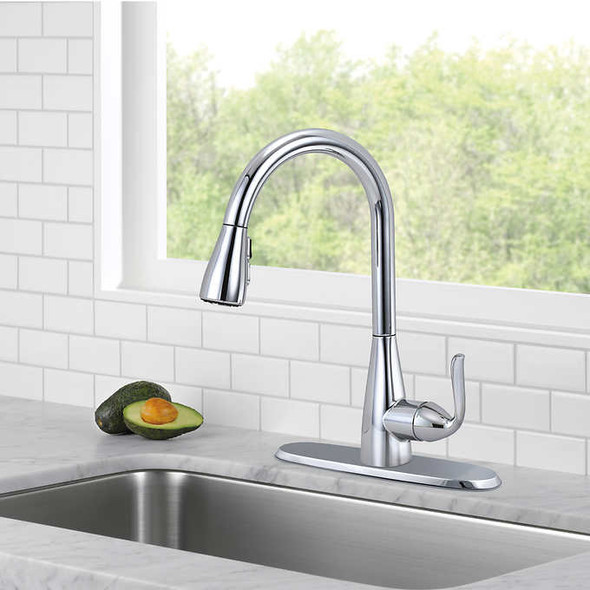 Delta Grenville Single Handle Pull Down Kitchen Faucet