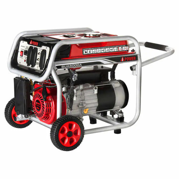 A-ipower 5000 W Gasoline Powered Portable Generator