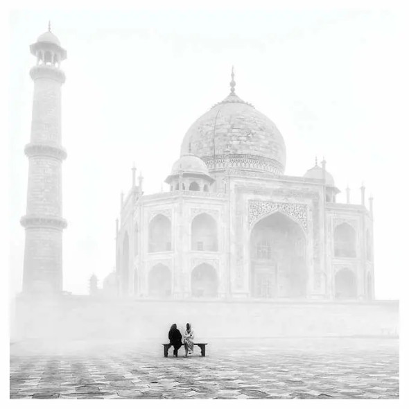 Appollo - India 76 cm x 76 cm (30 in. x 30 in.) Black and White Photography on Canvas