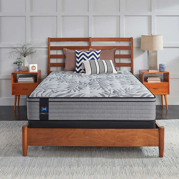 Sealy Posturepedic Indigo Garden Queen Mattress with Adjustable Base