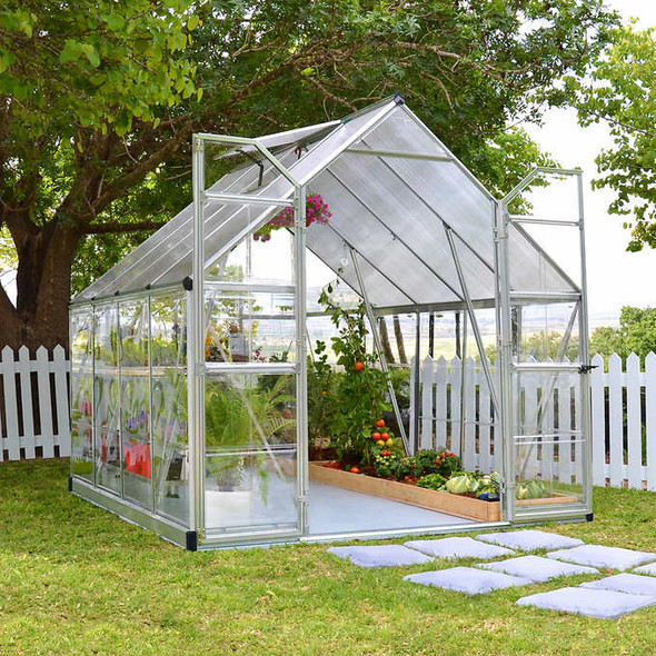 Canopia by Palram Build & Grow 8 ft. x 8 ft. Hybrid Greenhouse