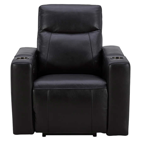 Gilman Creek Top-grain Leather Power Home Theater Recliner