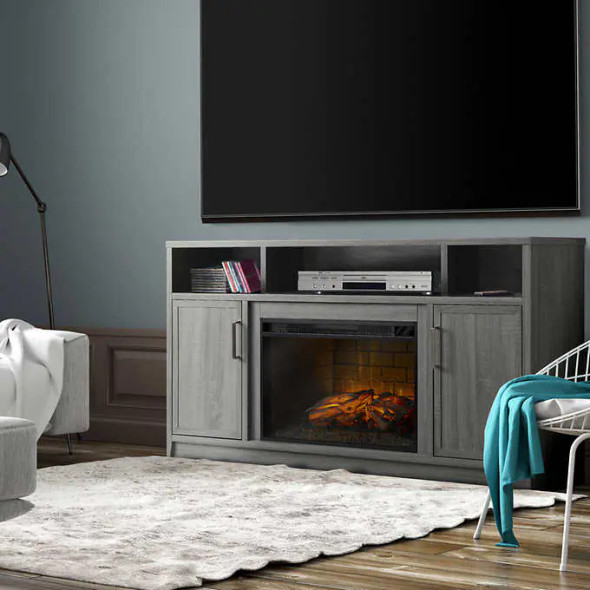 Muskoka Hillcott 152.4 cm (60 in.) Infrared Linear Media Electric Fireplace