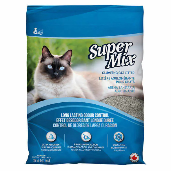 Cat Love Super Mix Unscented Clumping Cat Litter