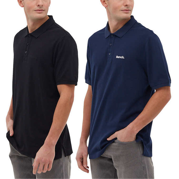 Bench Men's Short Sleeve Polo, 2-pack
