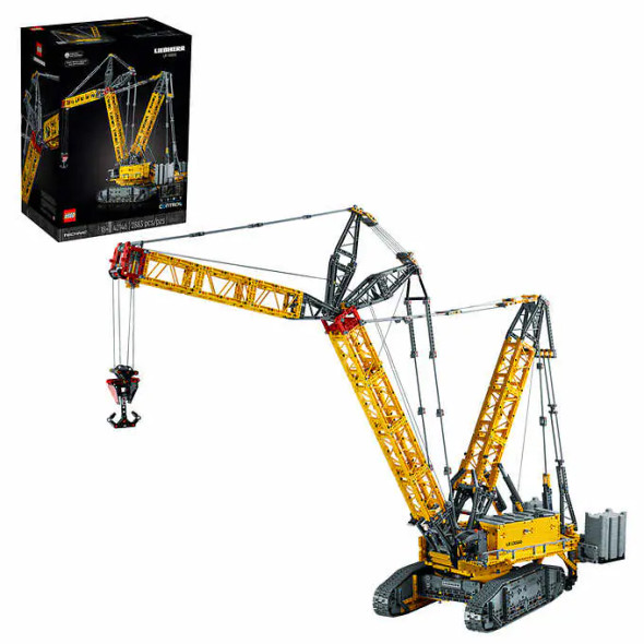 LEGO Liebherr Crawler Crane LR 13000 - 42146 with Bonus LEGO Technic Material Handler 42144