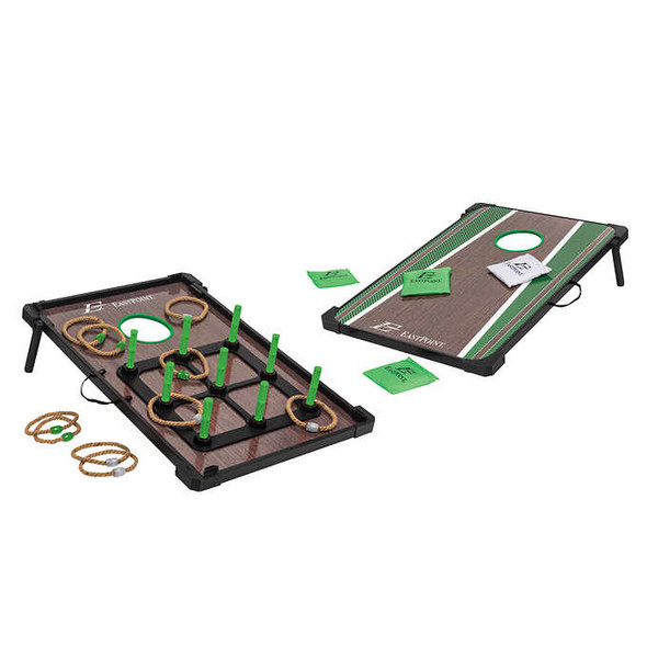 EastPoint Sports Bean Bag Toss, Tic Tac Toss, and Ring Toss Set