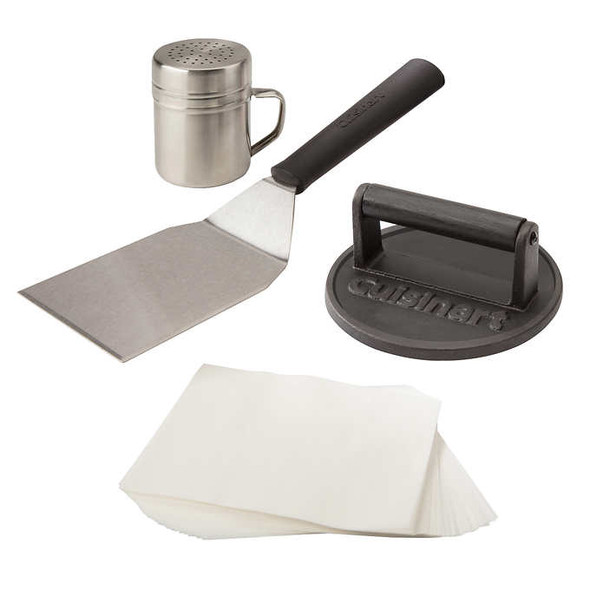 Cuisinart Cast Iron Smashed Burger Kit