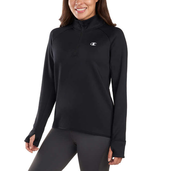 Champion Tech Women's Half Zip Textured Top