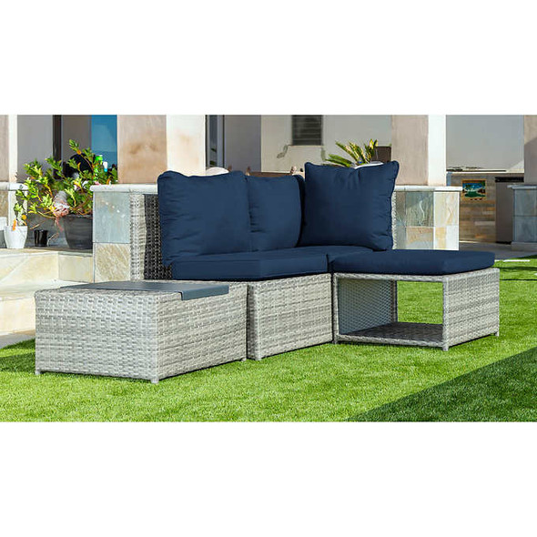 Allspace 4-piece Modular Patio Seating Set