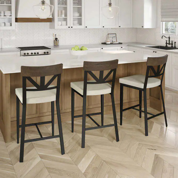 Clark Counter Stool with PVC Seat