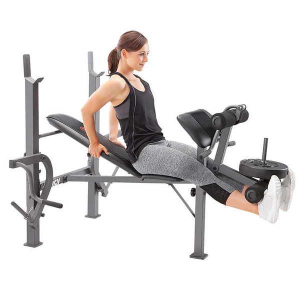 Marcy Standard Weight Bench with Butterfly and Leg Developer Home Gym