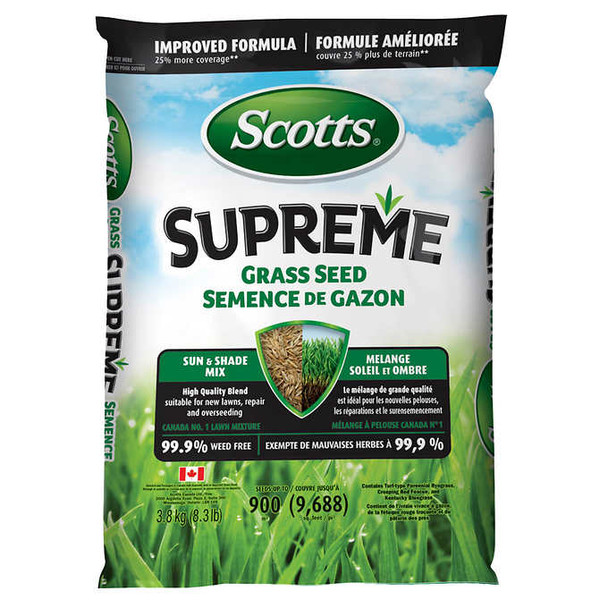 Scotts Supreme Grass Seed 3.8kg
