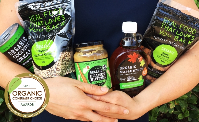 Honest to Goodness - Favourite Organic Brand 2018