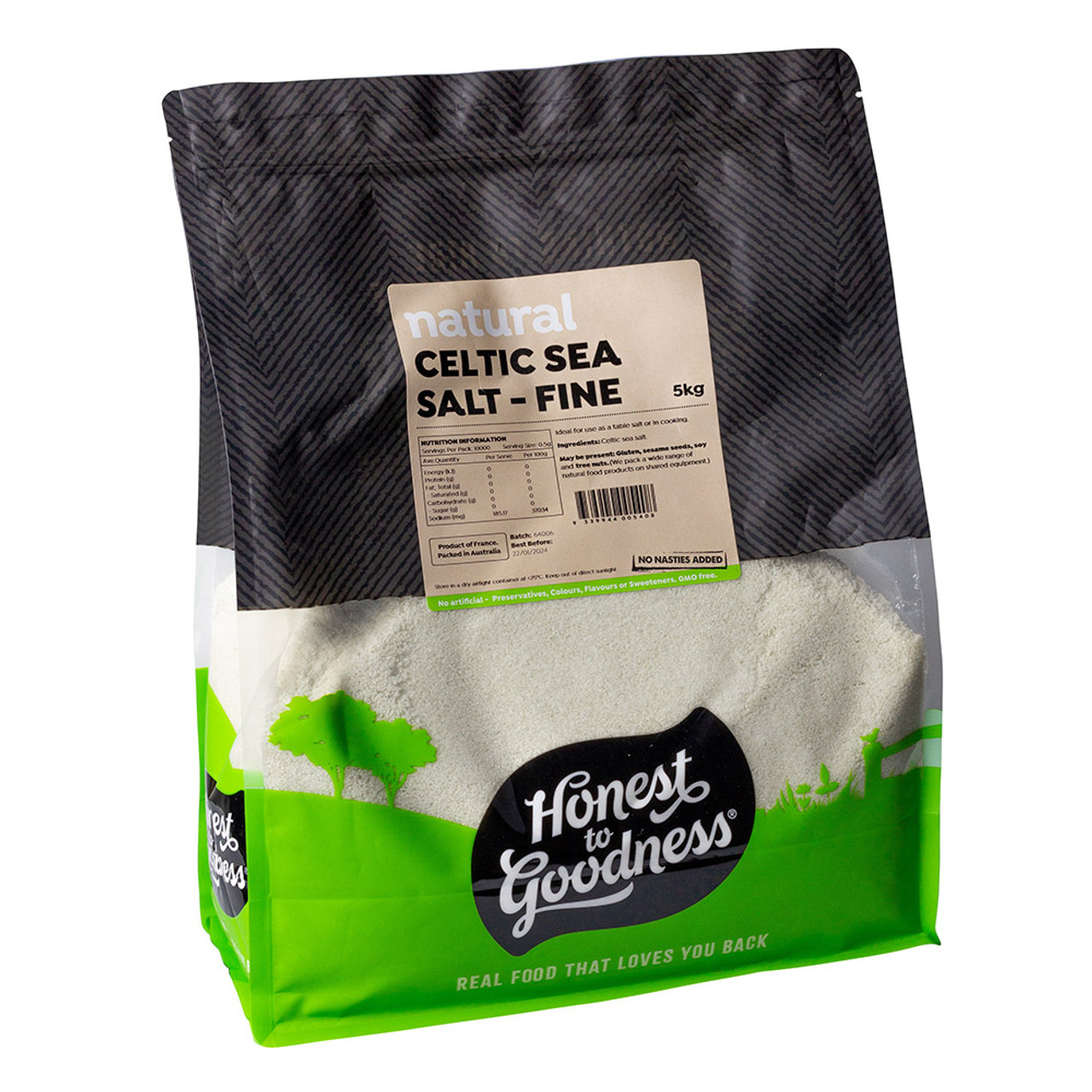 Celtic Sea Salt Coarse 600g   Celtic Sea Salt Fine Bag 5KG Offset HECELFI2.25  66693.1665528442 