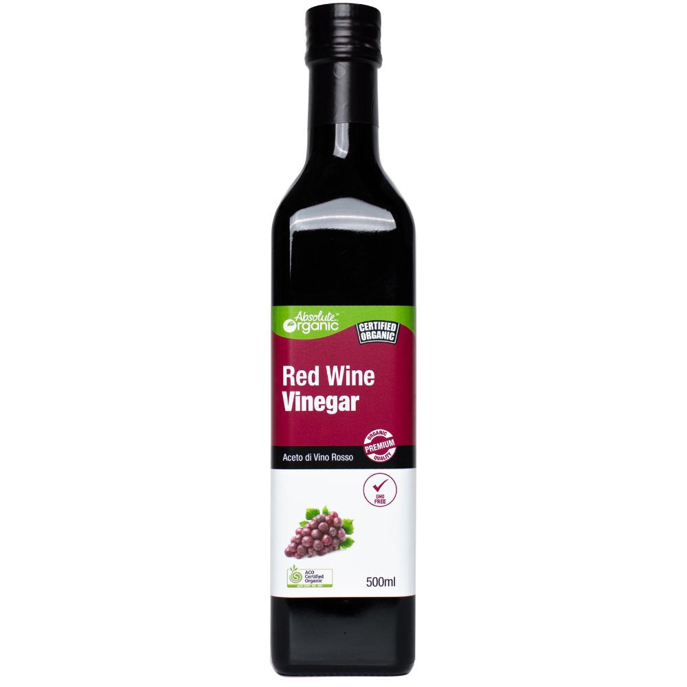 Madhava Organic Red Wine Vinegar – 16.9 Fl Oz, Non-GMO, Aged To Perfection