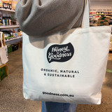 Honest to Goodness Natural Canvas Tote Bag - Classic
