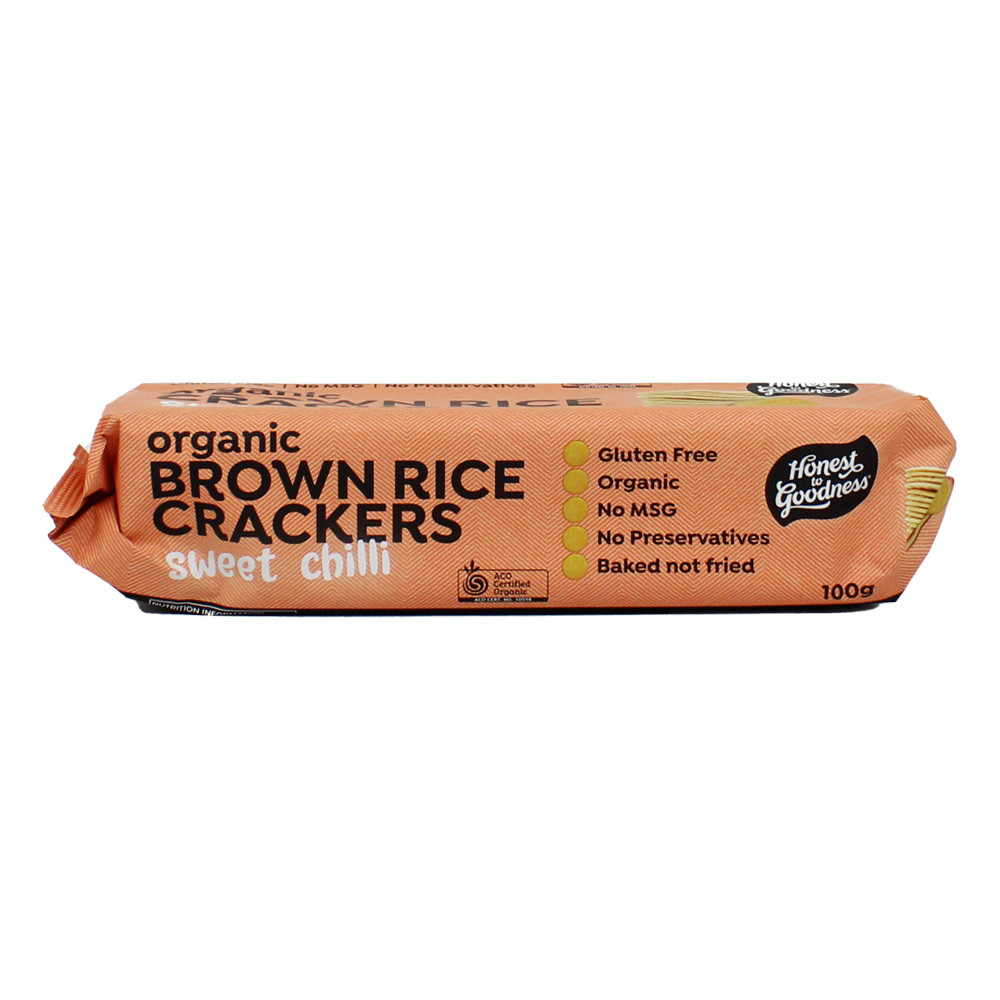Organic Brown Rice Crackers Original Honest to Goodness