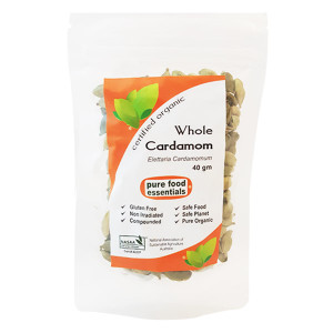  Organic Cardamom Whole 40g