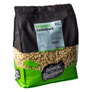 Organic Cashews 5KG