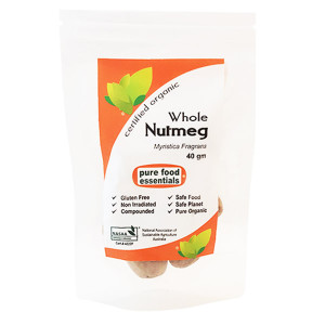  Organic Nutmeg Whole 40g
